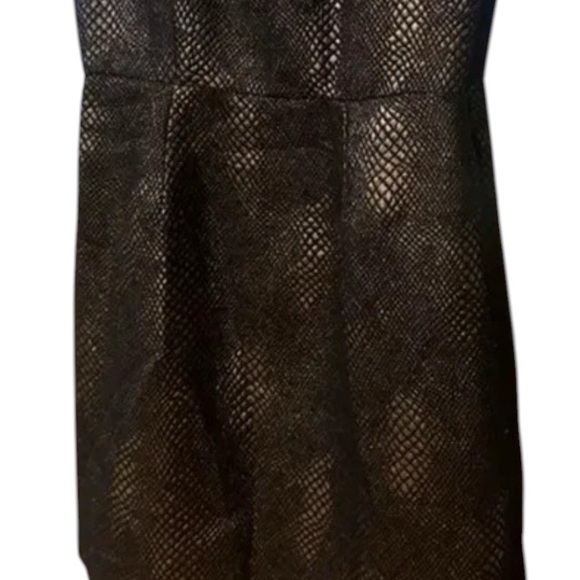 Women's 5/48 Metallic Fit and Flare Dress, Size 4, Black and Gold - Picture 7 of 7
